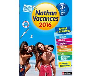 Nathan Vacances Collège - De la 3e vers la 2de