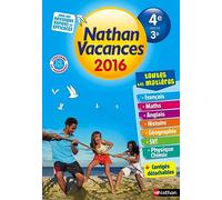 Nathan Vacances Collège - De la 4e vers la 3e