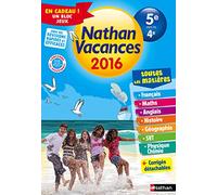 Nathan Vacances Collège - De la 5e vers la 4e