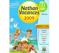 Nathan vacances du CE2 vers le CM1 Tout en un