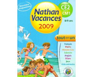 Nathan vacances du CE2 vers le CM1 Tout en un
