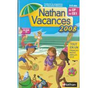 Nathan Vacances 2008 : Du CP au CE1 G