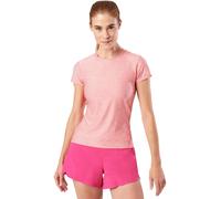 Nathan Women's Qualifier Short-Sleeve Performance Running Top Corail chiné 16 (XL) Female
