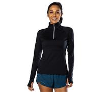 Nathan Women's Tempo/4 Zipped Long-Sleeve Performance Top Noir 10 (S) Female