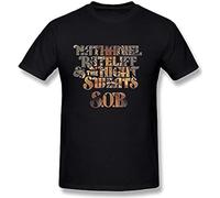 Nathaniel Rateliff & The Night Sweats T-Shirt Mens Black Tees Unisex Shirt S