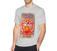 Nathaniel Rateliff The Night Sweats T Shirt Men's Fashion Cotton Crew Neck Short Sleeve Tunics Gray Manches Courtes(Small)