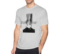 Nathaniel Rateliff The Night Sweats T Shirt Men's Fashion Cotton Crew Neck Short Sleeve Tunics Gray Manches Courtes(Small)