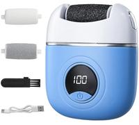 NathrBTV Meuleuse Électrique pour Pieds Ponceuse Électrique pour Callosités Nouvelle Machine de Polissage de Pied Électrique Numérique avec Trois Têtes de Réglage