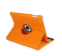 Natico Étui en Cuir synthétique pour iPad 2/3/4 Housse Etui Coque clapet Rabat Portefeuille I-Pad Simili Cuir - Orange NO Size Orange