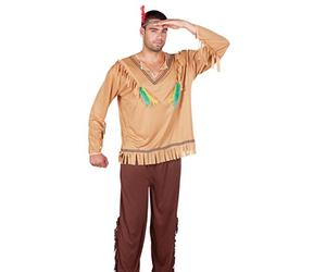 natif indien pour homme Déguisement American Wild Western adultes Costume NEUF