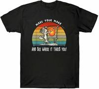 Nation Where Mens Women T Shirt 100% Cotton Make See Dot Retro Day Takes Mark and You Tee It Men's Your Manches Courtes(Small)