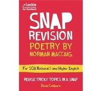 National 5Higher English Revision Poetry by Norman MacCaig by David Cockburn Paperback Book David Cockburn (Auteur)