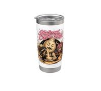 National Coffee Day Moon Barista Cosmic Brew Gobelet isotherme en acier inoxydable double paroi