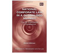 National Corporate Law In A Globalised Market