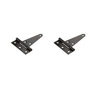 National de matériel V286 10,2 cm Extra lourd Charnières T en noir