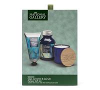 National Gallery Coffret cadeau - Gel douche 250 ml, crème pour les mains 50 ml, bougie 100 g