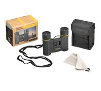 National Geographic Jumelles de poche 8x21 – œilletons pliables, caoutchouc, sac transport