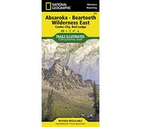 National Geographic Absaroka-beartooth Wilderness East Cooke City, Red Lodge Map
