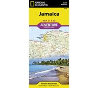 National Geographic Adventure Map Jamaica North America