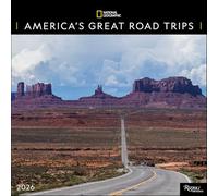 National Geographic: America's Great Road Trips 2026 Wall Calendar