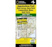 National Geographic Appalachian Trail Map Pack: New Jersey, New York, Connecticut, Massachusetts, Delaware Water Gap to Schaghticoke Mountain