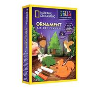 National Geographic Argile à modeler séchée à l'air libre pour enfants - Argile auto-durcissante avec pochoirs et outils | Cadeaux d'activité STEM pour garçons et filles de 8 ans et plus