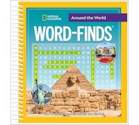 National Geographic Around the World Word-Finds Spiral Bound