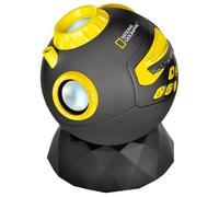 National Geographic Astro Planetarium Multimédia avec haut-parleur pour connecter un lecteur MP3 ou un smartphone, avec radio FM avec représentation précise du ciel étoilé du jour et de l'heure