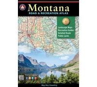 National Geographic Maps – Benchmark Montana Road Recreation Atlas – 5e édition