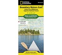 National Geographic Boundary Waters Canoe Area Wilderness East: Trails Illustrated Map, Superior National Forest Minnesota, USA