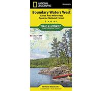 National Geographic Boundary Waters Canoe Area Wilderness West: Trails Illustrated Map; Superior National Forest, Minnesota, USA