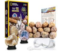 Jeu de sciences et d'expérience National Geographic - Crack Open 15 Geodes and Explore Crystals