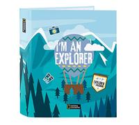 National Geographic Classeur à 4 anneaux 270 x 60 x 330 mm