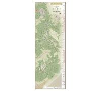 National Geographic : Colorado Trail Wall Map In Gift Box (18 X 48 Inches) | National Geographic