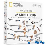 National Geographic Course magnétique en marbre - Jouets d'ingénierie et de construction super amusants avec aimants et billes pour enfants | Jeux de construction d'activités | Jouets STEM créatifs