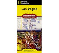 National Geographic Destination City Map Las Vegas: Waterproof, Durable, and Lightweight