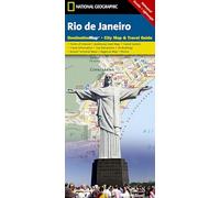 National Geographic DestinationMap Rio De Janeiro: City Map & Travel Guide