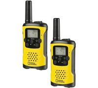 NATIONAL GEOGRAPHIC-Duo de talkies-walkies rechargeables noir et jaune National Geographic - 13 x 5 cm
