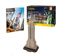 National Geographic - Empire State | Construction Adulte Et Construction Enfant +8 Ans | Puzzles 3D | 66 Pièces | Puzzles 3D | Facile À Assembler