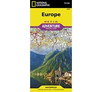 National Geographic Europe Adventure Travel Map