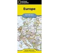National Geographic Europe Map (Folded With Flags And Facts)