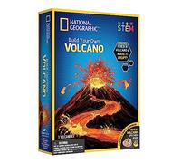 Bandai - National Geographic - Kit découverte - Volcan à fabriquer et faire entrer en éruption - 2 roches volcaniques incluses - Jeu scientifique et éducatif - STEM - JM00602