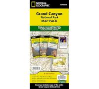 National Geographic – Lot de cartes – Grand Canyon National Park – Trails Illustrated National Parks