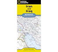National Geographic Iran and Iraq Map: (folded with flags and facts)