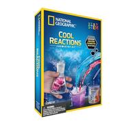 National Geographic JM80597U Ensemble scientifique éducatif à partir de 8 ans avec 5 expériences géniales | Jouets STEM fascinants pour enfants de 8 ans et plus, kit de chimie Cool Reactions