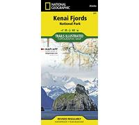 National Geographic Kenai Fjords National Park Map: Alaska, USA