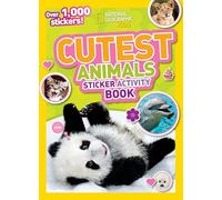 National Geographic Kids – Livre d'activités : Animaux les plus mignons – 1 000+ autocollants