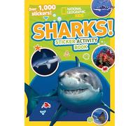 National Geographic Kids – Livre d'activités : Requins – Plus de 1 000 autocollants