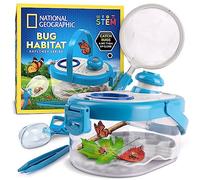 NATIONAL GEOGRAPHIC Kit attrape-insectes pour enfants - Habitat d'insectes pour enfants avec visionneuse grossissante, attrape-insectes, pince à épiler et guide d'apprentissage (français non garanti),