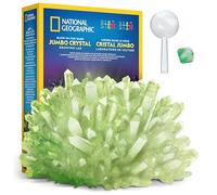 National Geographic Kit de Culture de Cristaux Lumineux Jumbo - Jusqu’à 3 Fois Plus Gros Que Nos Cristaux Standards, Coffret Scientifique STEM pour Enfants